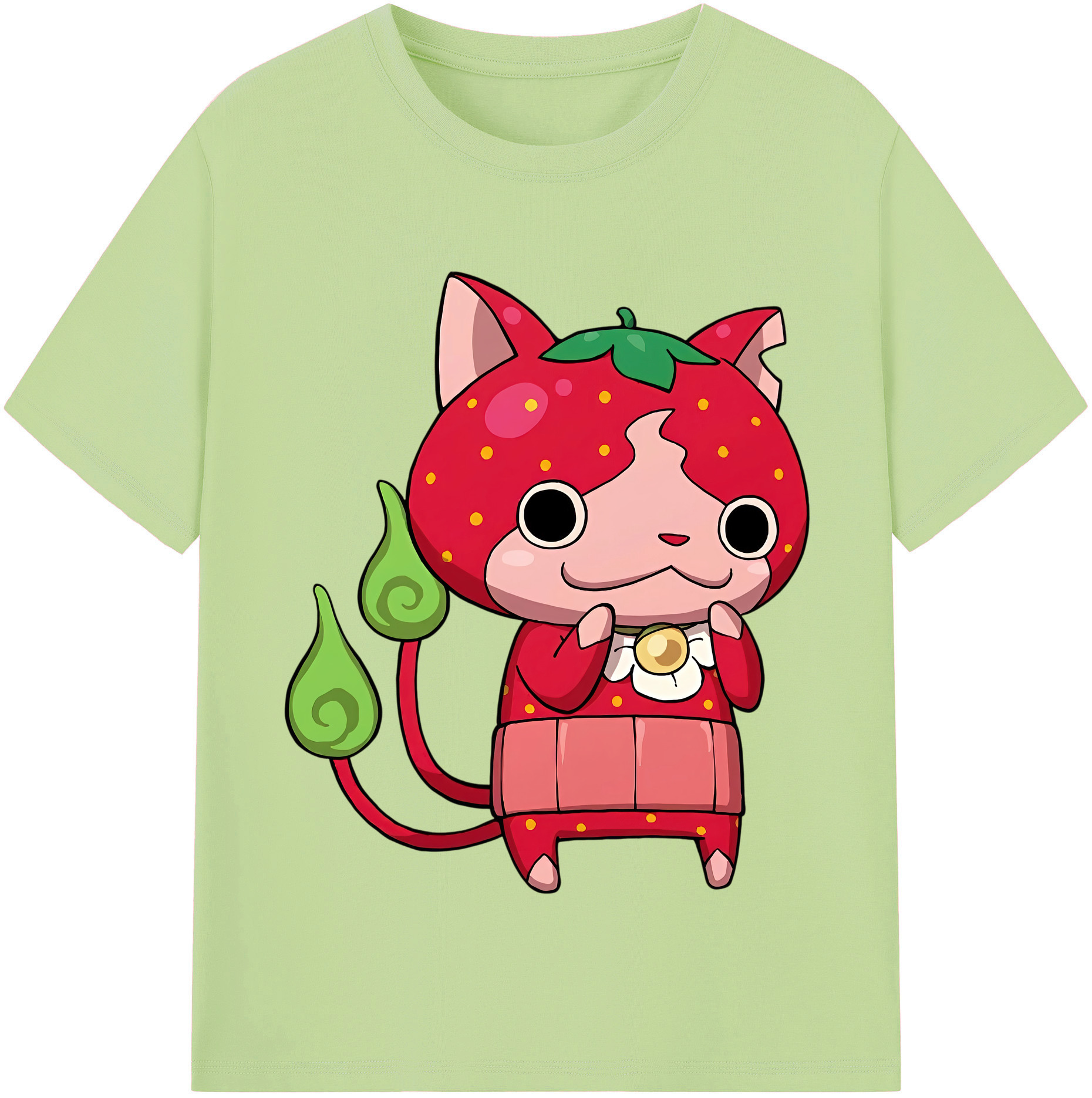 （画像用） 妖怪ウォッチ Yo-kai Watch 綿100％半袖Tシャツ（フロントプリント）